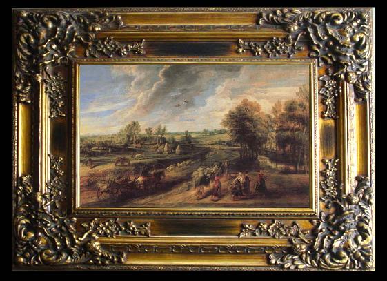 framed  Peter Paul Rubens Return of the Peasants from the Fields, Ta014